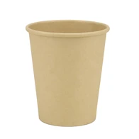 Стакан паперовий 270мл, бамбуковий 50шт